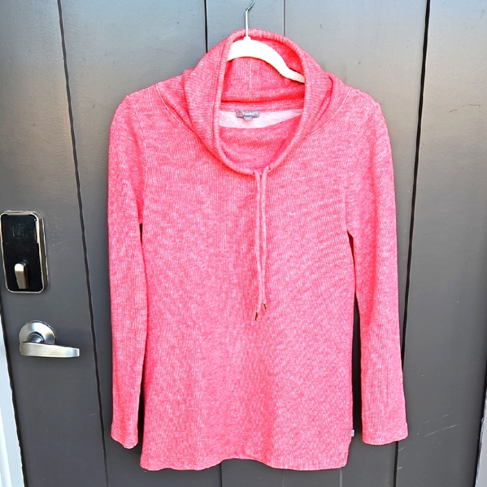 TALBOTS COWL NECK SWEATSHIRT Small